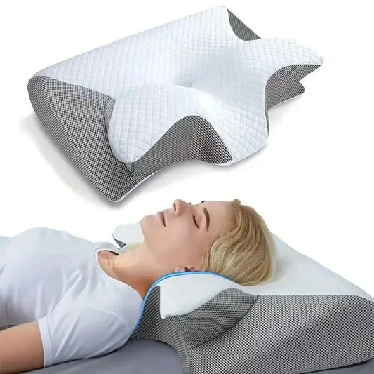 Ergonomic Memory Foam Neck Pillow