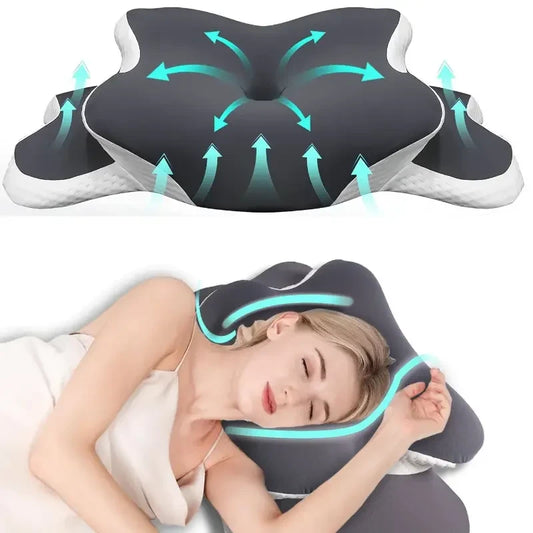 Ergonomic Memory Foam Butterfly Neck Pillow