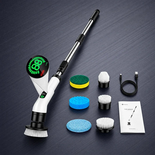 Cordless Electric Spin Scrubber
