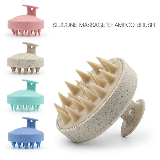 Silicone Scalp Massage Shampoo Brush